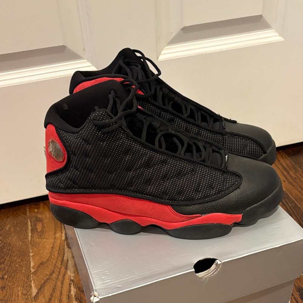 Jordan Air 13 Retro in Gym Red, Black, and White